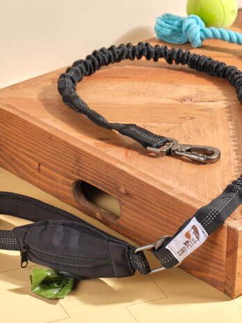 BUNGEE DOG LEASH – MULTIFUNCTIONAL WITH ZIPPER POUCH